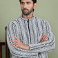Embroidered and Mirror Work Kurtas. ( ko 5146Navy )