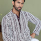 Embroidered and Mirror Work Kurtas. ( ko 5146Purple )