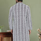 Embroidered and Mirror Work Kurtas. ( ko 5146Purple )