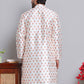 Digital Printed Straight Kurtas ( KO 5148Cream )