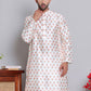Digital Printed Straight Kurtas ( KO 5148Cream )