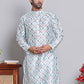 Digital Printed Straight Kurtas ( KO 5148Firozi )