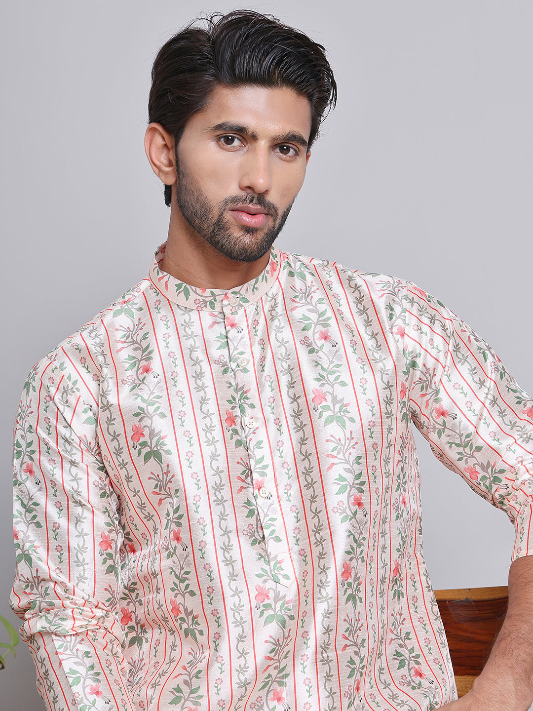Digital Printed Straight Kurtas ( KO 5148Golden )