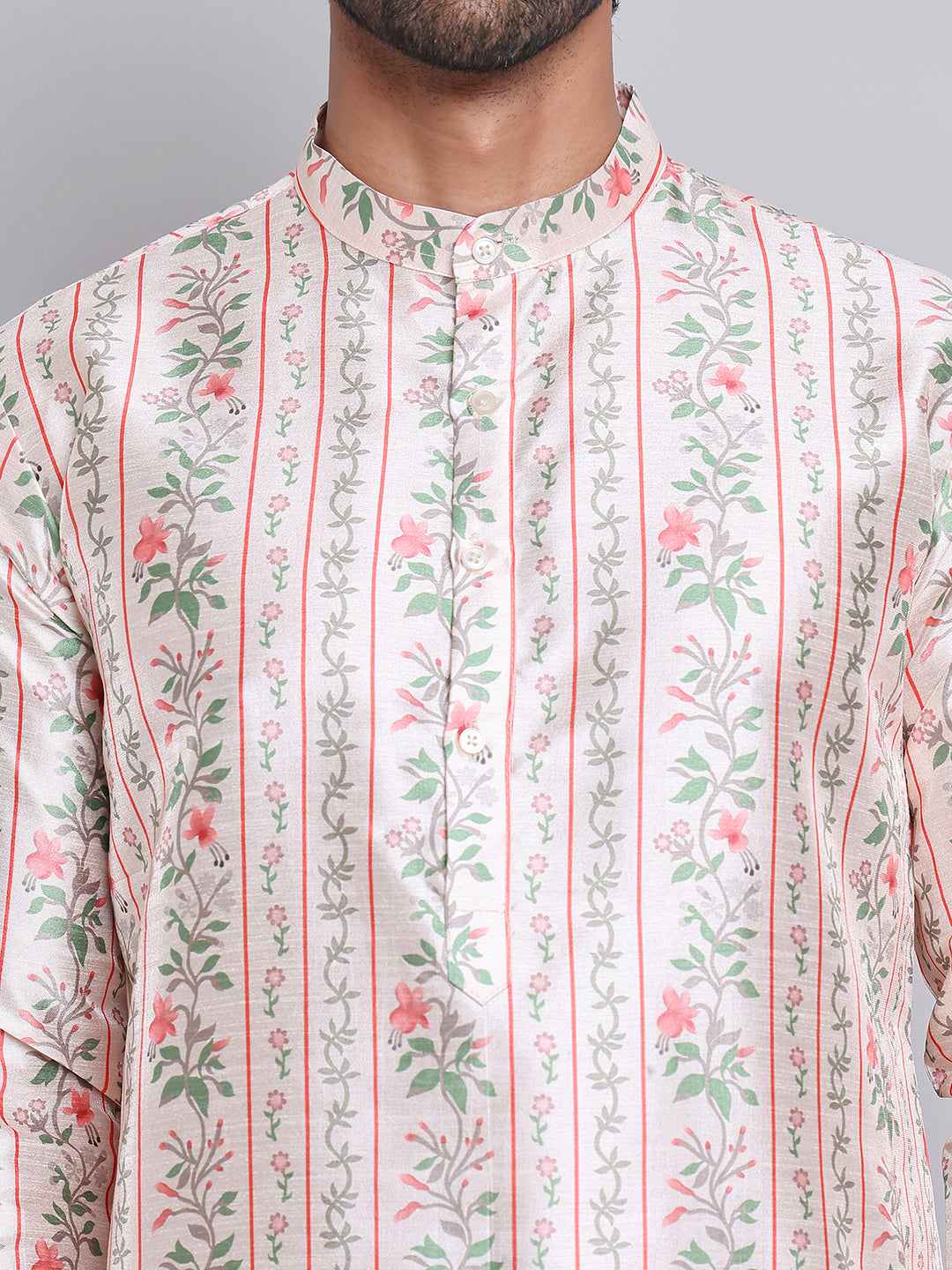 Digital Printed Straight Kurtas ( KO 5148Golden )