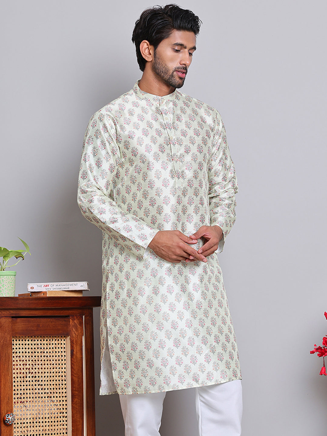 Digital Printed Straight Kurtas ( KO 5148Pista )