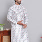 Digital Printed Straight Kurtas ( KO 5148White )