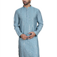 Embroidered and Mirror Work Kurtas for Men ( ko 5149Blue )