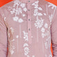 Embroidered Straight Kurtas for Men ( KO 5150 Magenta )
