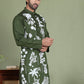Embroidered Straight Kurtas. ( ko 5150Olive )