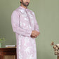 Embroidered Straight Kurtas. ( ko 5150Purple )