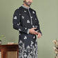 Floral Embroidered and Sequins Kurtas ( ko 5151Black )