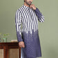 Striped Kurtas For Men ( ko 5152Charcoal )