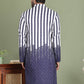 Striped Kurtas For Men ( ko 5152Charcoal )