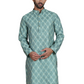 Blue Woven Design Straight Kurtas ( ko 5153Blue )