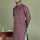 Maroon Woven Design Straight Kurtas ( ko 5153Maroon )
