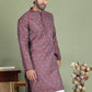Maroon Woven Design Straight Kurtas ( ko 5153Maroon )