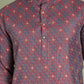 Maroon Woven Design Straight Kurtas ( ko 5153Maroon )