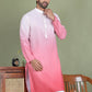 Sequins and Ombre Design Kurtas For Men ( ko 5154Coral )