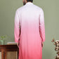 Sequins and Ombre Design Kurtas For Men ( ko 5154Coral )