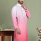 Sequins and Ombre Design Kurtas For Men ( ko 5154Coral )