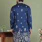 Floral Embroidered and Sequins Kurtas ( ko 5155Navy )