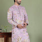 Floral Embroidered Straight Kurtas ( ko 5156Purple )