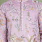 Floral Embroidered Straight Kurtas ( ko 5156Purple )