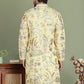 Floral Embroidered Straight Kurtas ( ko 5156Yellow )