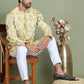 Floral Embroidered Straight Kurtas ( ko 5156Yellow )