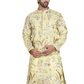 Floral Embroidered Straight Kurtas ( ko 5156Yellow )