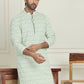 Embroidered and Sequins straight Kurtas for Men ( KO 5157 Pista )