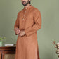 Chikankari Pure Cotton Kurtas ( ko 5158Brown )
