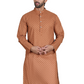 Chikankari Pure Cotton Kurtas ( ko 5158Brown )