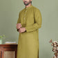 Chikankari Pure Cotton Kurtas ( ko 5158Olive )