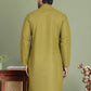 Chikankari Pure Cotton Kurtas ( ko 5158Olive )