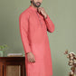 Chikankari Pure Cotton Kurtas ( ko 5158Peach ) [FF] [N-1]
