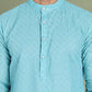 Chikankari Pure Cotton Kurtas ( ko 5158Sky )