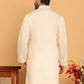 Men's Sequins and Embroidered Kurtas. ( KO 5159 Cream )