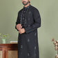 Men's Embroidered and Sequence Work Kurtas ( ko 5160Black )