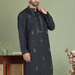 Men's Embroidered and Sequence Work Kurtas ( ko 5160Black )
