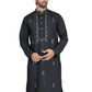 Men's Embroidered and Sequence Work Kurtas ( ko 5160Black )