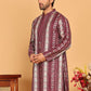 Embroidered and Sequins Kurtas for Men ( KO 5161 Maroon )