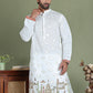 Embroidered and Sequins Kurtas ( ko 5162White )