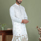 Embroidered and Sequins Kurtas ( ko 5162White )
