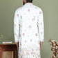 Floral Embroidered and Sequins Kurtas ( ko 5163White )