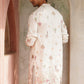 Floral Embroidered and Sequins Kurta Set ( JOKP P 5163White ) [FF] [C-13-14]