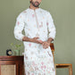 Floral Embroidered and Sequins Kurtas ( ko 5163White )