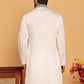 White Embroidered and Sequins Kurtas. ( KO 5167 White )