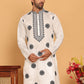 White Embroidered and Sequins Kurtas. ( KO 5167 White )