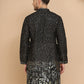 Embroidered and Sequins Silk Blend Kurtas ( KO 5169 Black )